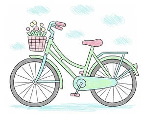 Rustic Bicycle Art Gallery: 154+ Beautiful Drawings - image 5