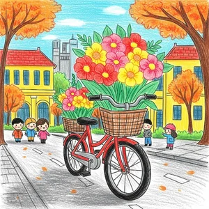 Rustic Bicycle Art Gallery: 154+ Beautiful Drawings - image 8