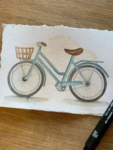 Rustic Bicycle Art Gallery: 154+ Beautiful Drawings - image 20