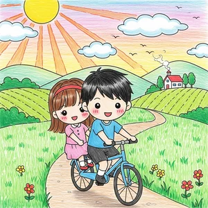 Rustic Bicycle Art Gallery: 154+ Beautiful Drawings - image 22
