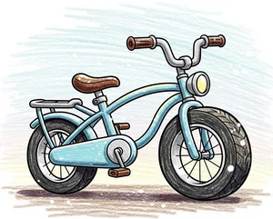 Rustic Bicycle Art Gallery: 154+ Beautiful Drawings - image 6