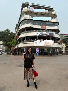 Vietnamese Celebrities Strike a Pose at Hanoi’s Iconic Shark’s Jaw Landmark - image 0
