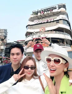 Vietnamese Celebrities Strike a Pose at Hanoi’s Iconic Shark’s Jaw Landmark - image 1