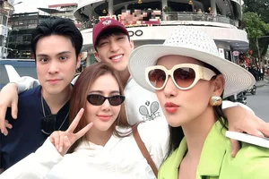 Vietnamese Celebrities Strike a Pose at Hanoi’s Iconic Shark’s Jaw Landmark - image 2
