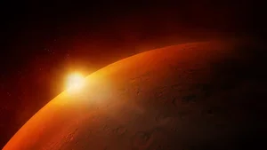 NASA Captures Stunning Footage of Solar Storm Bombarding Mars - image 2