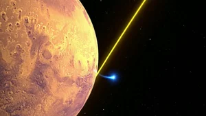 NASA Captures Stunning Footage of Solar Storm Bombarding Mars - image 1