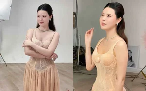 Midu Shines in Bold Cut-Out Fashion for the First Time Post-Marriage - image 2
