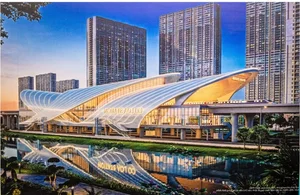 Futuristic Co Loa Super Station Urban Vision in Hanoi - image 0
