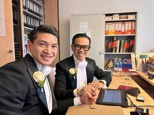 Designer Thai Cong and Partner Officially Announce Marriage in Heartwarming Public Reveal - image 4