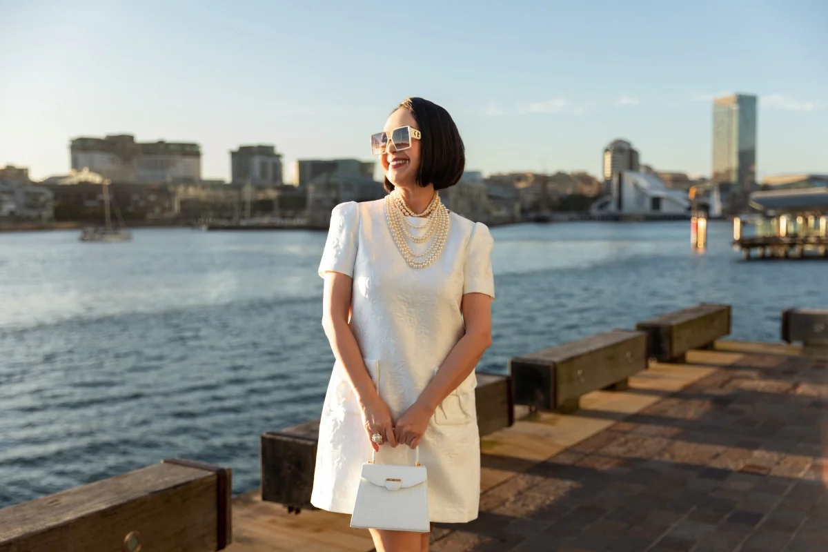 Ageless Elegance: Actress Diem My's Sophisticated Street Style in Sydney