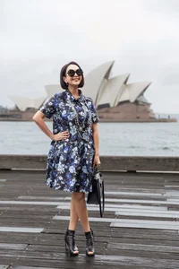 Ageless Elegance: Actress Diem My's Sophisticated Street Style in Sydney - image 1