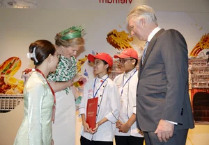 King and Queen of Belgium Visit Free Bakery Vocational School in Ho Chi Minh City - image 9