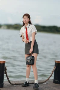 Captivating Portraits: YiTuYu Art Language Vol.7392 Featuring the Graceful Zhou Zhou - image 23