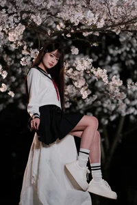 Night Sakura Portrait Gallery: Fujifilm Medium Format SOOC Chunchun - image 8