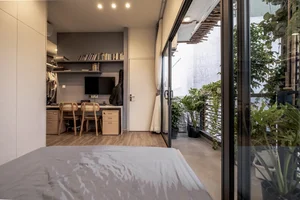 Innovative 25m2 Alley House Design: Green Oasis for a Family of Four - image 0