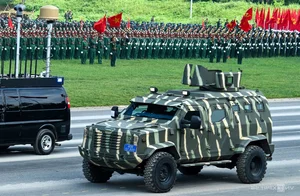 Vietnam Police Showcase New Armored and Amphibious Vehicles in Parade Rehearsal - image 3