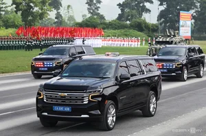 Vietnam Police Showcase New Armored and Amphibious Vehicles in Parade Rehearsal - image 5