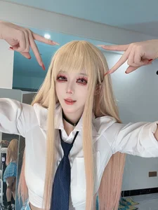 Coser@九言 (Jiu Yan) - Marin Kitagawa 喜多川海梦 Cosplay (59P-5V) - image 2