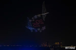 Spectacular Drone Light Show in Hanoi Features 2,025 Drones Forming a Giant Dragon - image 5