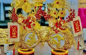 Luxury Gold-Plated Coconuts for the 2025 Lunar New Year - image 0