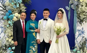 Inside the Fairy Tale Wedding of Footballer Quang Hai and Chu Thanh Huyen - image 4