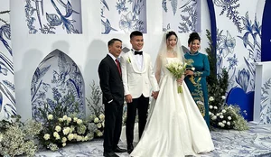 Inside the Fairy Tale Wedding of Footballer Quang Hai and Chu Thanh Huyen - image 3