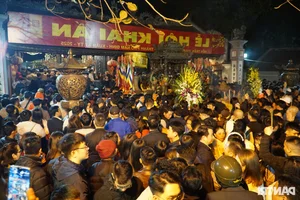 Crowds Climb Fences at Tran Temple Festival Vietnam Cultural Experience - image 1
