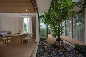 Modern Thai Garden House and Cafe: A Unique U-Shaped Architectural Design - image 35