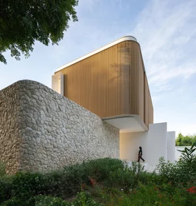 Modern Thai Garden House and Cafe: A Unique U-Shaped Architectural Design - image 16