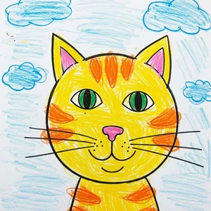 101+ Cutest Cat Drawing Ideas for Preschoolers and Young Kids - image 8