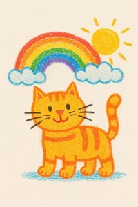 101+ Cutest Cat Drawing Ideas for Preschoolers and Young Kids - image 32