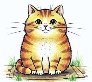 101+ Cutest Cat Drawing Ideas for Preschoolers and Young Kids - image 27