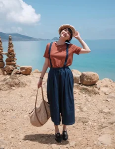Hai Tu Redefines Beach Fashion: Elegant Coastal Looks Without the Traditional Bikini - image 8