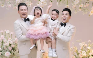 Family Style: Ha Tri Quang and Thanh Doan’s Matching Outfits with Their Children - image 3