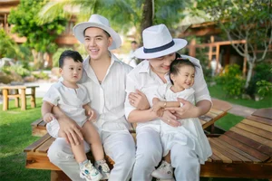 Family Style: Ha Tri Quang and Thanh Doan’s Matching Outfits with Their Children - image 10