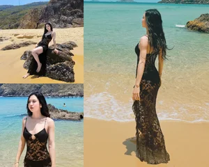 Stunning Form: Vietnamese National Team Player Wows in Lace Bikini - image 2