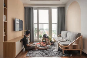 Transforming a Dilapidated 70m2 Apartment for a Young Family on a Budget - image 3