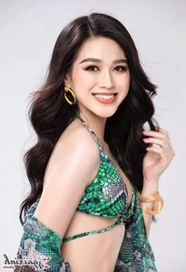 Miss Vietnam Do Thi Ha Stuns in Bold Snake-Print Bikini Photoshoot - image 1