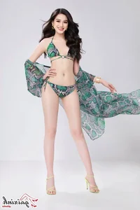 Miss Vietnam Do Thi Ha Stuns in Bold Snake-Print Bikini Photoshoot - image 5