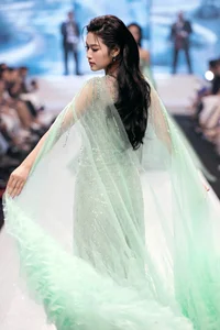 Miss Intercontinental Bao Ngoc Commands the Catwalk in a Vibrant Floral Inspired Couture Masterpiece - image 6