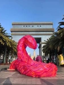Hilarious Snake Mascots in China Bring Joy and Laughter for Lunar New Year - image 2