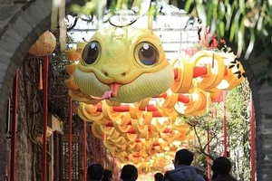 Hilarious Snake Mascots in China Bring Joy and Laughter for Lunar New Year - image 4