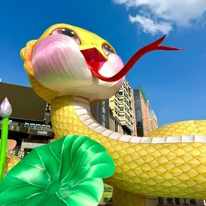 Hilarious Snake Mascots in China Bring Joy and Laughter for Lunar New Year - image 7
