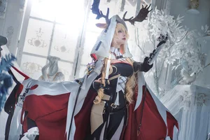 Stunning Arknights Viviana Rost Cosplay by Yi Qian Zhi Mao Bo He: The Candle Knight (13P Image Gallery) - image 3