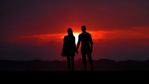 Cute and Romantic Couple Love Wallpapers for Mobile and PC - image 42