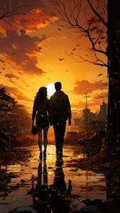 Cute and Romantic Couple Love Wallpapers for Mobile and PC - image 38
