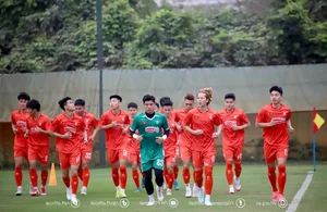 Overseas Vietnamese Midfielder Quickly Integrates with U22 Vietnam National Team - image 2
