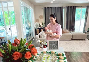 Lam Truong and Wife Celebrate Son's One-Month Milestone - image 0