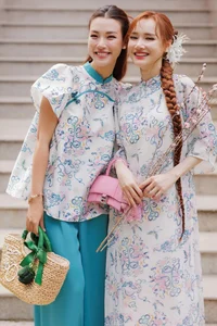 Vietnamese Celebrities Celebrate Early Spring: Festive Fashion and Traditions - image 1