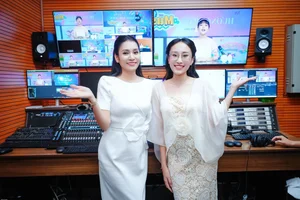 Thanh Mai Radiates Elegance as Judge for National Child MC Contest - image 6